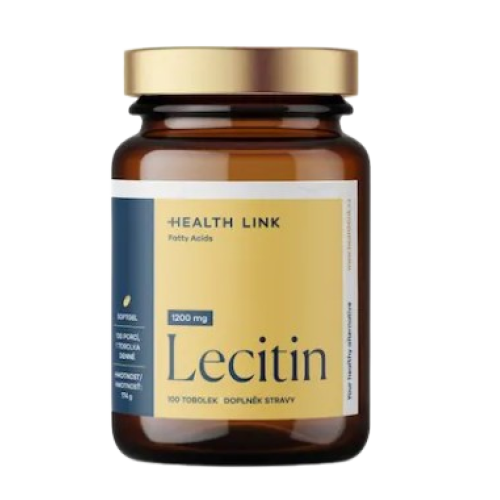 Lecitín 1200 mg 100 kapsúl Health Link Lecitín 1200 mg 100 kapsúl Health Link
